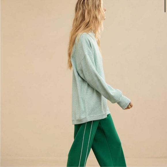 NWT Aerie Getaway Waffle Sweatshirt - Picture 3 of 8